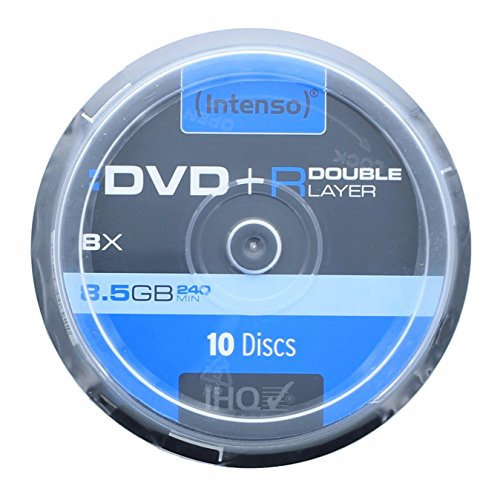 DVD-Rohlinge DVD+R DL 8,5GB/8x auf Spindel VE=10 Stück
