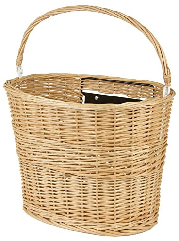 M-Wave BA-FW-Clip Eco Weidenkorb, braun, 38x28x26 cm