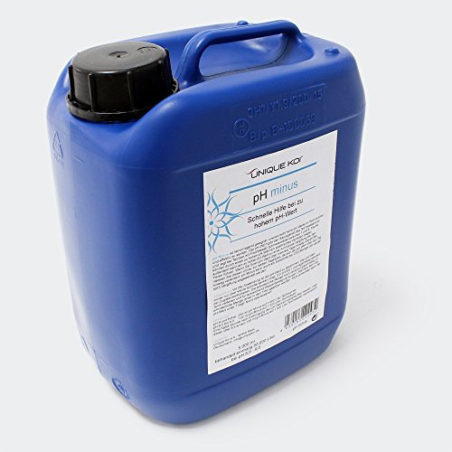 Wiltec Unique Koi pH Minus 5000 ml für 50000 L Teichwasser Senkung pH Wert flüssig pH-Senker