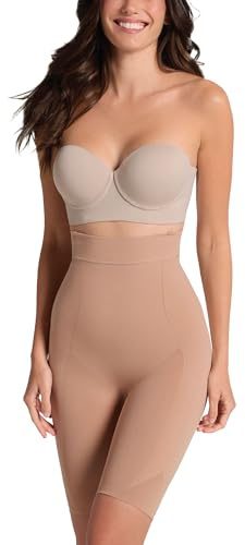 Leonisa Body Reductor Invisible de Control Suave Pecho Libre - Faja Enteriza Colombiana Reductora Mujer