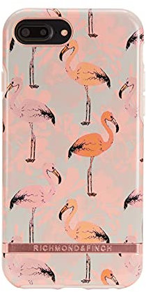 Richmond & Finch Coque de Protection pour iPhone Plus 6/6s/7/8, Flamant Rosé, Multicolore