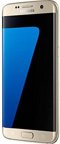 Samsung Galaxy S7 Edge - Smartphone con Pantalla de 5.5 (2560x1440, Memoria Interna de 64 GB, 12 MP, Android 7.0) Color Oro- Versión Extranjera