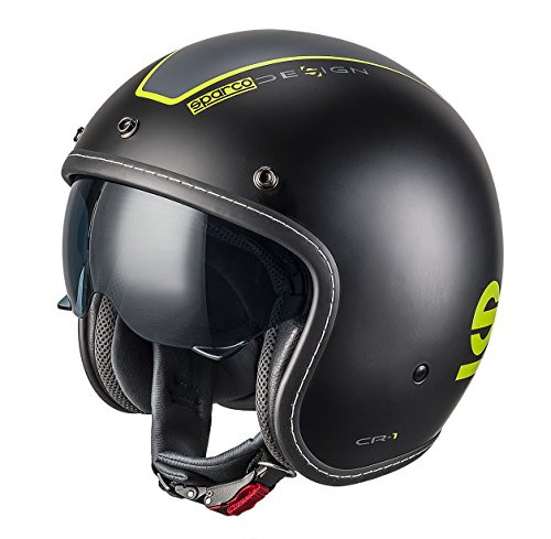 SPARCO 0033403LNRGF Helme CR-1, Schwarz, L