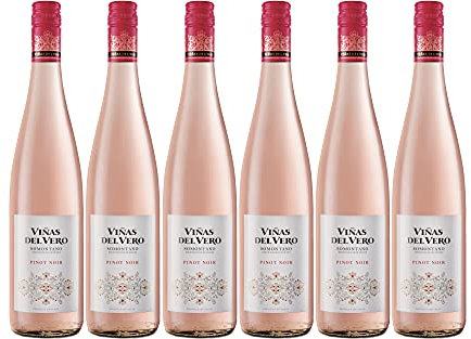 Viñas Del Vero Pinot Noir Rosado - Vino D.O. Somontano - 6 Botellas de 750 ml - Total : 4500 ml