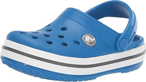 Crocs Unisex Niño Crocband Clog Kids Zueco, Bright Cobalt/Charcoal, 19/20 EU