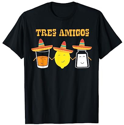 Tequila Shirt Hola zu Salz und Zitrone Fiesta Party T-Shirt