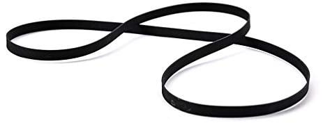 HEALLILY Plattenspieler Plattenspieler Bandband Turntable Belt Gummi Plattenspieler Schallplattenspieler Zubehör 40cm Record Player Zubehör Schwarz CD-Gummi-Antriebsriemen