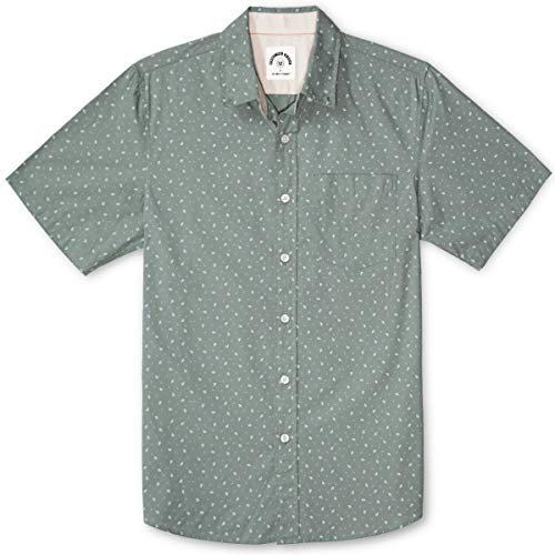 Dubinik® Chemise Homme Manches Courtes Carreaux Manche Courte Décontractée en Coton avec Poche Western Regular Fit