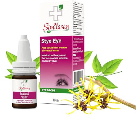 Similasan Eye Drops for Stye Eyes 10 ml (Pack of 1) - Natural Relief for Redness, Swelling and Irritation - Moisturises and Soothes Discomfort Caused by Styes