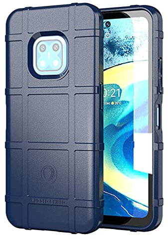BRAND SET Custodia per NOKIA XR20 TPU Robusta Case Paraurti Antiurto per Tutto il Corpo con Antiscivolo Cover per NOKIA XR20(Blu)