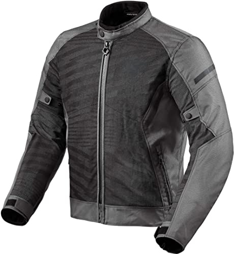 Revit Torque 2 H2O Motorrad Textiljacke (Black/Grey,M)