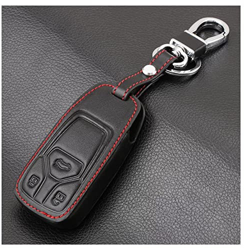 Leder weiche Autoschlüssel Hülle für Audi A4 B9 Q5 Q7 TT TTS 8S 2016 2017 2018 2019 Auto Smart Remote Shell Fob