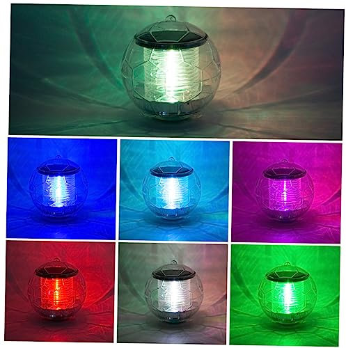 OSALADI Luz De Energía Solar Luces Flotantes De Piscina para Piscina Bolas De Luz De Piscina Luz Llevada De La Piscina Luz Subacuática Llevada Piscina Flotante Esférico Niño Bola Brillante