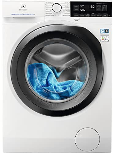 Electrolux EN7F3946LV Lavadora de Carga Frontal 9 Kg, 1400 rpm, Libre Instalación, Universal Dose, Inicio Diferido, Función Vapor, Programa Rápido, Display LCD, Serie 7000, Blanca, Clase A