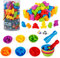 Jeux Montessori 2 3 4 5 Ans, Victse Jouet pour Comptage et Tri, Jeu de Tri Motricité Fine Jouet Educatif Enfants Classification des Couleurs(Animaux Ferme)