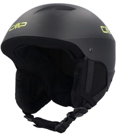 CMP Yj-2 Kids Ski Helmet - 3B17894, Unisex-Jugend Skihelm, Schwarz, S -