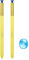 2 Pack Galaxy Note 9 Stylus Pen withBluetooth Function Galaxy Note 9 S Pen Stylus Pen Replacement for Samsung Galaxy Note 9 N960 All Versions(Ocean Blue)