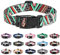 Mercano Collar para Perros Ajustable y Resistente - Patrones de Diseño Especial, Cómodo de Nylon Suave para Perros Pequeños Medianos Grandes (S, Ethnic Verde)