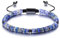 JSDDE Lapislazuli Armband Edelsteine Armband Geflochten einstellbar Perlenarmband Glücksbringer Geschenk für Valentinstag Muttertag Geburtstag