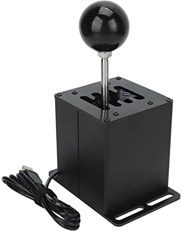 Leapiture USB Simulator Shifter 7 R H Gear Shifter PC Racing Simulator Shifter Eloxierte Beschichtung Für G29 G27 G25 G920 PC ATS ETS Dust WRC SIM Racing Game