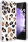 sqgylgl para Samsung Galaxy S23FE 5G Funda Silicona Soft TPU Galaxy S23FE Leopardo Funda Ultra Delgada S23 FE 5G Slim Cases Transparente Animal Smartphone Case para SamsungS23 FE Handy (dorado)