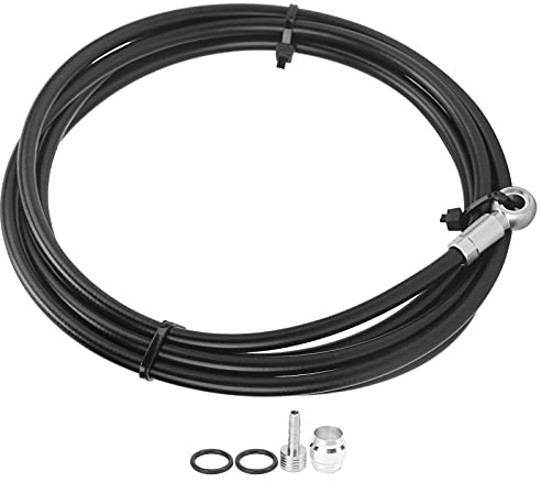 Bike Brake Oil Tube, 2m Hydraulic Disc Brake Oil Pipe Set Bike Disc Brake Oil Tube Kit Bike Oil Tube Brake Hose with Connection Insert for SRAM Guide R/RS/G2