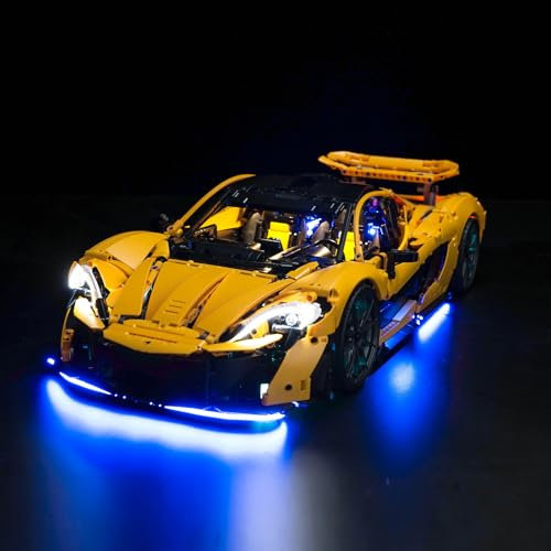 LocoLee Licht Kompatibel mit Lego Technic 42172 McLaren P1, Nur Lichter Set - Kein Modell, Licht BeleuchtungSet Compatible with Lego 1McLaren P1