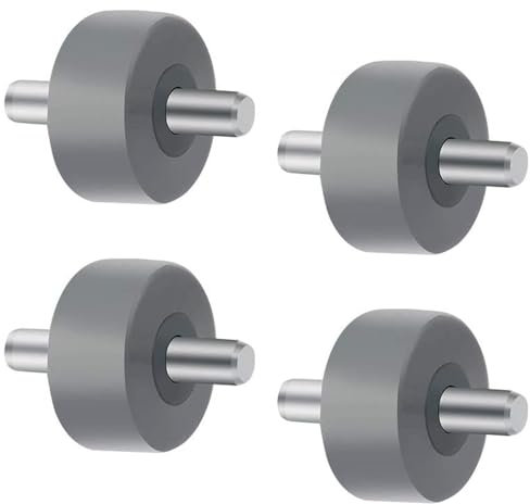 Oiieco 2 Pairs Vacuum Cleaner Mini Front Roller Wheels Accessory, Axles Rollers,Small Floor Brush Wheels,Fit for Shark NV350,NV351,NV352,NV355 Vacuum Cleaner Replacement Wheels