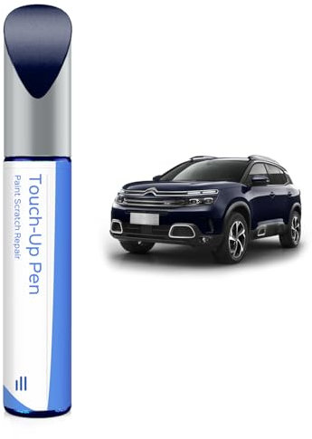 PARTS4EV KQL Bleu Eclipse Nacre/Eclipse Azul Metálico Pintura de retoque para Citroen Coincidencia exacta – Repara arañazos y desconchados