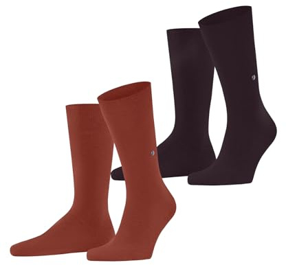 Burlington Herren Socken Everyday Multipack M So Baumwolle einfarbig 2 Paar, Gelb Sunset 8038, 40-46