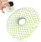 KBIBCK Piercing Cojín con Agujero, Almohada en Forma Donut, Piercing Almohada con Agujero, Cojín para oído contra el Dolor de Oreja, Cojínpara aliviar el Dolor en la Oreja, 30 x 30(Verde)
