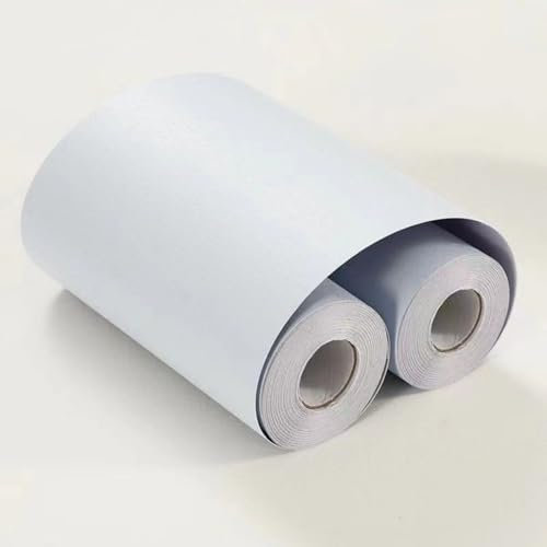 VisitRyl Blue and White Wallpaper Border Self Adhesive Wall Tiles Decorative, Peel and Stick Wall Border Bathroom Stickers White SkyBlue 15cm X 500cm