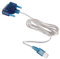 Wrtysully Adaptador Cable USB a Impresora DB25 25-Pin Puerto Paralelo