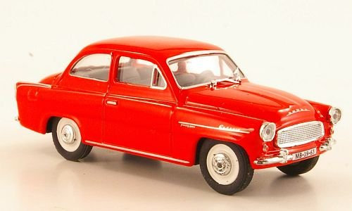 Skoda Octavia, hellrot, 1964, Modellauto, Abrex 1:43