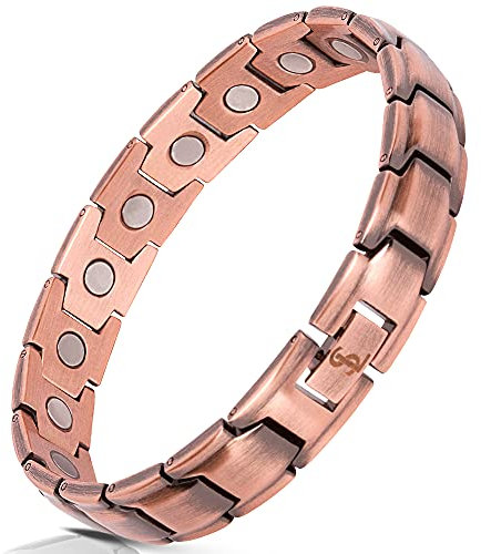 Smarter LifeStyle Elegantes Magnetisches Therapie-Armband Aus Reines Kupfer Schmerzlinderung Für Arthritis Und Karpaltunnelsyndrom Männer