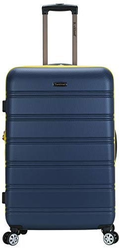 Rockland Abs 71,1 cm erweiterbares Spinner-Gepäck, Marineblau, Checked Large 28, Melbourne Hardside Erweiterbares Spinnrad Gepäck