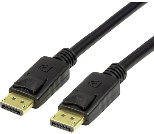 DisplayPort 1.4 Anschlusskabel, 4K/120Hz für volle HD und 3D Qualität mit bester Soundübertragung, 2m