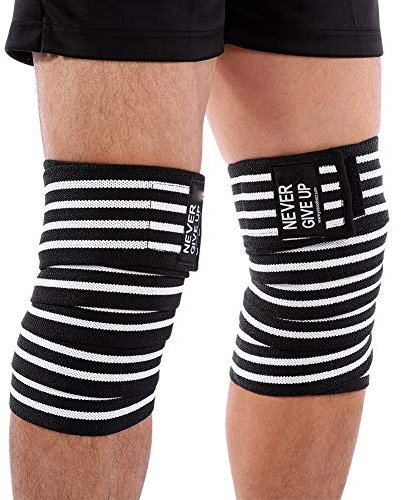 Tbest Band Knieschutz 5Xl, Wrap Around Knee Support,Elastische Kniebandage Mit Verstellbarer Kniebandage