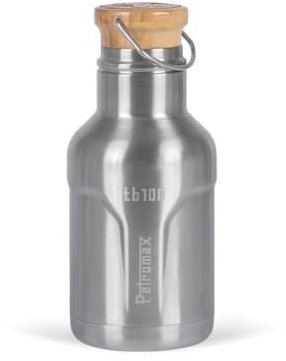 Petromax Isolierflasche 1,0 Liter, Getränkeflasche, BPA-frei, Kühlhaltedauer ca.74h, Warmhaltedauer ca.18h, tb100