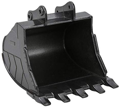 Vbestlife RC-Schaufelzubehör, Metall-RC-Auto-Upgrade-Teil RC-Schaufel-Kompatibilität mit Huina 1580 RC-Bagger-Technikauto