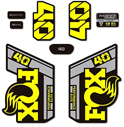 STAR SAM Aufkleber für Fox 40 Performance Elite 2021, Gelb, 1 cm