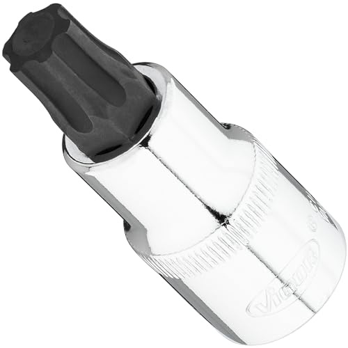 VIGOR Tamper resistant TORX® Plus Schraubendreher-Einsatz ∙ V7055-IPR50 ∙ Vierkant12,5 mm (1/2 Zoll) ∙ Innen-5-Stern Profil mit Zapfen ∙ T50+H