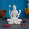 eCraftIndia Statue Lord Shiva aus Kunstharz, Weiß