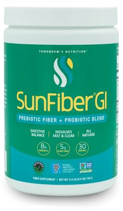 Tomorrow's Nutrition Sunfiber GI Prebiotic Fiber, 30-Day Supply