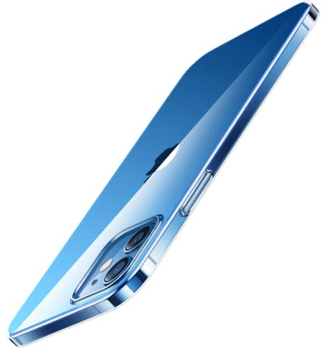 TORRAS Ultra Thin for iPhone 12 Case with Screen Protectors, Tough Protective yet Slim Grip, Hard 12 Phone Case Slim Silky Velvety Matte Thin Phone Case for iPhone 12 Cover Case Clear(OriginFit Serie)