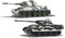 Corgi WT91301 World of Tanks T-34 vs Panther TV-Filmlizenz & Event, Black