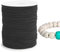 Bealuffe 100M Filo per Braccialetti, 1MM Filo Elastico per Braccialetti Resistente, Filo per Braccialetti Elastico, Filo per Perline, Fili per Braccialetti Fai Da Te (Nero)
