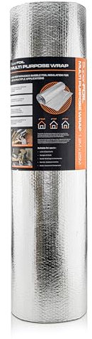 SuperFOIL Foil Insulation Roll 1.2m x 25m - Energy Saving DIY Bubble Foil Sheet - 3-in-1 Sustainable Thermal Insulation Reflective Radiant Barrier & Vapour Barrier - Multi Purpose for Home & Auto