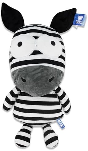 BEMIRO Zebra Kuscheltier mit großen Augen - ca. 50 cm