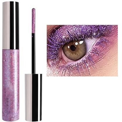 5D Silk Fiber Mascara Waterproof Long-Lasting Not Blooming Eye Lashes Mascara Thick Curling Lengthening Volume Bunt Wimperntusche Fast Dry False Lash Effect Extension Make-Up (#01, 6ML)